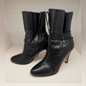 Gucci Indya Pleated Ankle Boots